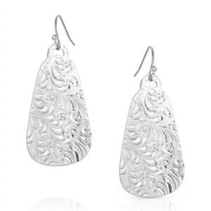 NEW MONTANA SILVERSMITHS women's beauty within earrings in silver